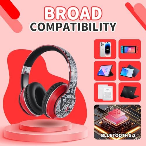 Ultimate Comfort Wireless Bluetooth Headphones for Kids – Ergonomic Over-Ear Design with Soft Protein Cushions for Unmatched Listening Pleasure – Perfect for Gaming, Music, and Active Lifestyles – Sleek Black and White Aesthetic for Ages 3 to 21 – Lightweight and Durable for Long-Term Use – Ideal Wireless Sports Headset with Extended Battery Life for Endless Enjoyment