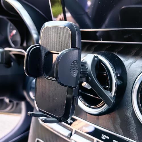 Nissan-Compatible 360° Adjustable Air Vent Cell Phone Holder Mount – Secure Smartphone Accessory for Enhanced Navigation in Sentra, Kicks, Pathfinder, Versa, Maxima & Altima – Effortless Hands-Free Driving Solution for Safer Journeys