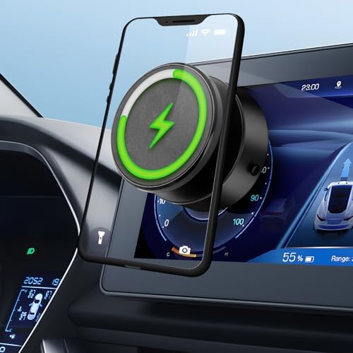 Revolutionary 360-Degree Suction Cup Phone Mount – Universal Magnetic Holder for All Smartphones, Perfect for i Phone and More – Effortless Hands-Free Navigation and Quick Access – Sleek Black Design for Any Car Interior – Ultimate Driving Convenience and Safety