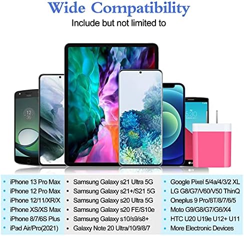 Ultra-Fast Multi-Port USB Charger for i Phone 16 & Samsung Galaxy – 4.8 A Power Adapter Wall Plug for Rapid Device Charging – Compact Cube Design with Enhanced Safety Features for Home & Travel Use