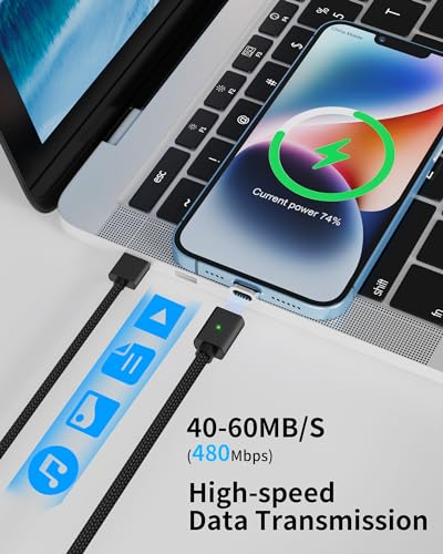 Maximize Your Device Charging Potential with the ZBF Magnetic 3-in-1 Cable Set – Rapid 3 A Power Delivery, 480 Mbps Data Sync, and Effortless Magnetic Connectors for USB-C, i Phone, and Micro USB Compatibility – Durable Multi-Length Options Perfect for Home, Office, and Travel Use