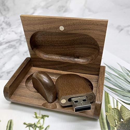 Elegant Maple Wood USB 3.0 Flash Drive – 32 GB Super-Speed Jump Drive Box by FEWINA, Perfect Gift for Photographers, Stylish Data Storage Solution for Weddings, Anniversaries, and Birthdays, Unique Wooden USB Stick with Enhanced Compatibility