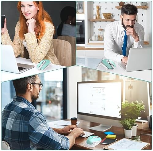 Elevate Your Productivity with the Race GT USB C Wireless Mouse – Ergonomic Design, 2.4 GHz Connectivity, and 6 Customizable Buttons for Mac & PC Users – Precision at Your Fingertips with Adjustable DPI Settings for Seamless Work and Play