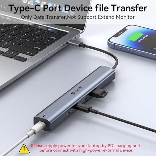 Transform Your Mac Book Workflow with Our 9-in-1 USB C Adapter: A High-Performance Connectivity Hub Featuring 3 USB Ports, HDMI Output, RJ45 Ethernet, 100 W Power Delivery, and SD/TF Card Reader – Ideal for Professionals and Students Seeking Seamless Data Transfer and Versatile Connectivity