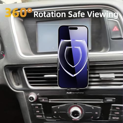 Revolutionary 360-Degree Adjustable Phone Holder for Audi Q5/SQ5 (2010-2017) – Premium Cradle for 4-7″ Smartphones, Optimal Safety for Hands-Free Navigation and Calls, Streamlined Design for Effortless Installation, Ideal for Audi Aficionados