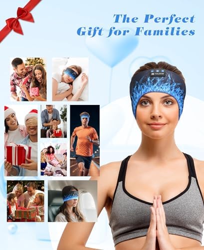 Ultimate Bluetooth 5.4 Sleep Headband Headphones – Designed for Side Sleepers, Unmatched Comfort for Active Lifestyles, Superior Sound Quality, Ergonomic Fit for Enhanced Relaxation, Ideal Tech Gift for Music and Podcast Enthusiasts