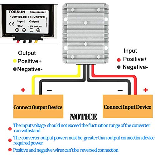 Ultimate 24 V 145 W DC-DC Voltage Regulator – Versatile Step Down/Up Converter (9 V-40 V to 24 V, 6 A) – Durable Waterproof Power Supply for Enhanced Golf Cart Performance and Accessory Compatibility