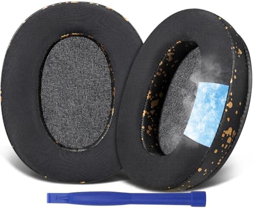 Premium SOULWIT Cooling Gel Earpads for Sony WH-XB910 N Headphones – Advanced Noise Isolation Foam Cushions for Unmatched Comfort and Superior Sound Quality – Stylish Red Storm Replacement Ear Pads for Music Enthusiasts