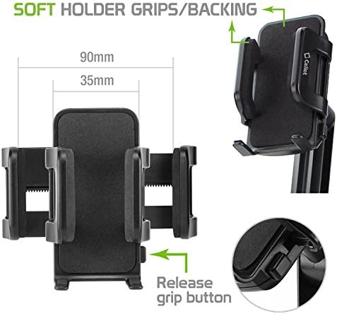 Universal Tablet Car Holder Mount – Cellet Premium Cup Holder Cradle with 360-Degree Rotation for i Pad, Samsung Galaxy, Amazon Fire, and Microsoft Surface – Effortless Installation, Optimal Stability, and Enhanced Viewing Experience While Driving