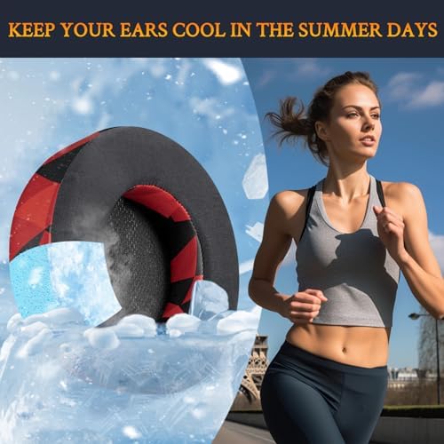 Upgrade Your Gaming Experience with SOULWIT Cooling Gel Ear Pads for Corsair Virtuoso RGB Wireless XT SE – Premium Noise Isolation Cushions for Enhanced Comfort and Performance, Ergonomically Designed for Long Sessions, Easy Installation, Sleek Black Finish