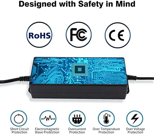 Universal Adjustable DC Power Supply Adapter, 3 V-24 V, 3 A, 72 W – Versatile AC to DC Converter with 14 Interchangeable Tips for Maximum Device Compatibility and Enhanced Performance