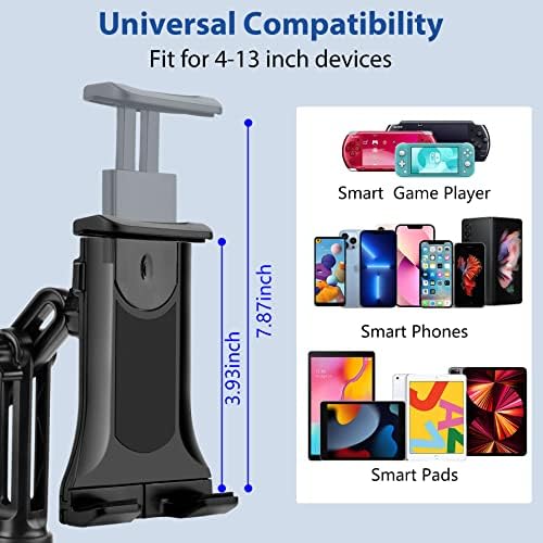 Ultimate le Quiven 360-Degree Car Cup Holder for Phones and Tablets – Versatile Mount for i Phone, Galaxy, and i Pad Mini – Enhanced Stability and Hands-Free Convenience for Safe Driving and Optimal Viewing