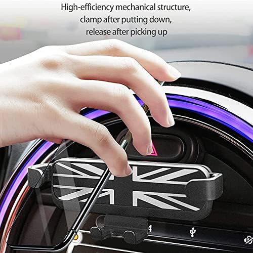 Upgrade Your Mini Cooper with the Hesanzol Premium Cell Phone Holder – Tailored for F-Series Models (S, JCW, One F54, F55, F56, F57, F60) – Seamless Central Control Screen Integration for Enhanced Navigation and Safety