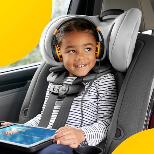 Kidrox Safe Sound Wired Toddler Headphones – Volume-Limited 85 d B Child-Friendly Headset for Ages 1-7 | Lightweight, Durable Design Perfect for Travel on Airplanes and Cars | Comfortable Fit for Tablets, i Pads, and More – Ensuring Safe Listening and Ultimate Entertainment Enjoyment