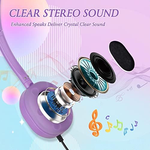 Bulk 24-Pack Kids Classroom Headphones – Durable Wired Earphones with Adjustable Headband for Enhanced Learning Environments (Black) – Ideal for Group Activities and Student Engagement