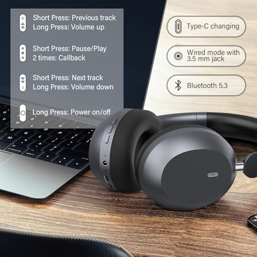 Purple Y05 Wireless Over-Ear Headphones – Unmatched 48-Hour Playtime, Premium Audio Performance, Travel-Friendly Foldable Design, Luxurious Soft Earpads for Ultimate Comfort – Versatile Compatibility & Enhanced Listening Experience