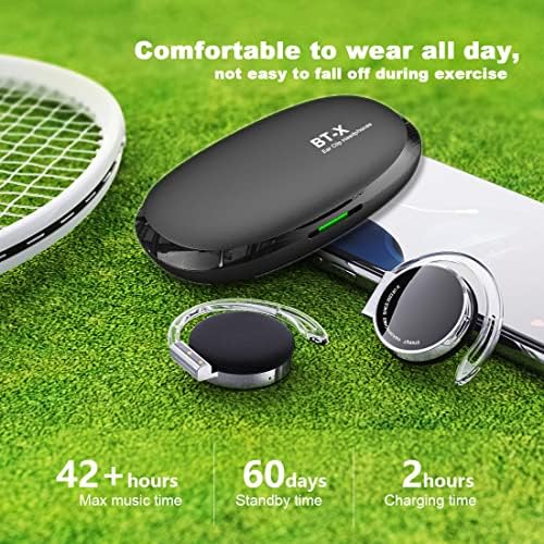 Premium Open-Ear Bluetooth Headphones V5.3 – Secure Fit Sports Audio with Advanced Noise Cancellation, Long Battery Life, and Universal Compatibility for Fitness, Commuting, and Everyday Use