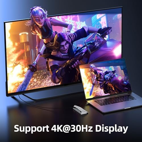 Transform Your Workspace with the Ultimate 10-in-1 USB C Hub Docking Station – Sleek Aluminum Design, 4 K HDMI Output, Lightning-Fast PD 100 W Charging, and 1 Gbps Ethernet for Mac Book Air/Pro & i Pad – Maximize Efficiency and Connectivity Effortlessly