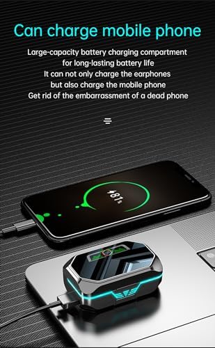 Elevate Your Audio Experience with 2024 True Wireless Earbuds – Advanced Bluetooth 5.3 Headphones with IP7 Waterproof Rating, Touch Control for Seamless Use, Built-in Mic for Crystal Clear Calls, and LED Power Display for Easy Battery Monitoring – Perfect for Sports and Everyday Listening