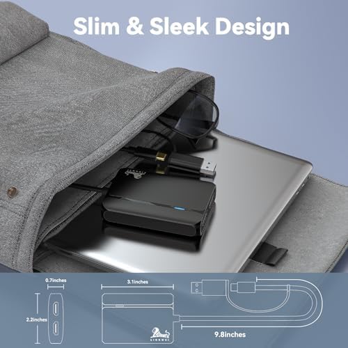Revolutionize Your Workspace with the Ultimate 13-in-1 USB C Docking Station – Dual Monitor Multiport Adapter for Seamless Triple Display, Featuring 2 HDMI, Display Port, 8 USB Ports, Gigabit Ethernet, and Audio Output – Perfect for Mac Book, Dell, HP, Lenovo Think Pad, and Surface – Unmatched Performance and Connectivity for Enhanced Productivity