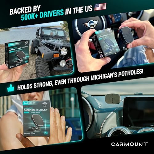 Revolutionize Your Driving with the F2 Magnetic Dashboard Phone Holder – Premium Adjustable Car Mount Featuring 360° Rotation, 6 Powerful N52 Magnets, and Effortless Installation for Universal Smartphone Compatibility – Enhance Safety and Convenience on the Road