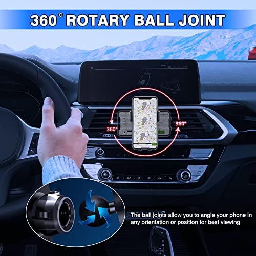 Optimize Your Driving Safety with the Karltys F150 Air Vent Phone Holder – Ideal for 2015-2020 Ford F-150 | Hands-Free Mount Compatible with 4-7 Inch Smartphones | Effortless Installation & Robust Stability for Reliable Navigation on the Go