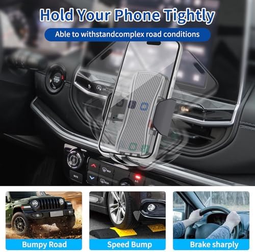 Innovative Jeep Compass Phone Mount (2022-2025) – 360-Degree Anti-Shake Cradle for All Smartphones, Ultimate Navigation Holder for Safe Driving, Easy No-Tool Installation, Durable Auto Accessory for Enhanced Travel Experience