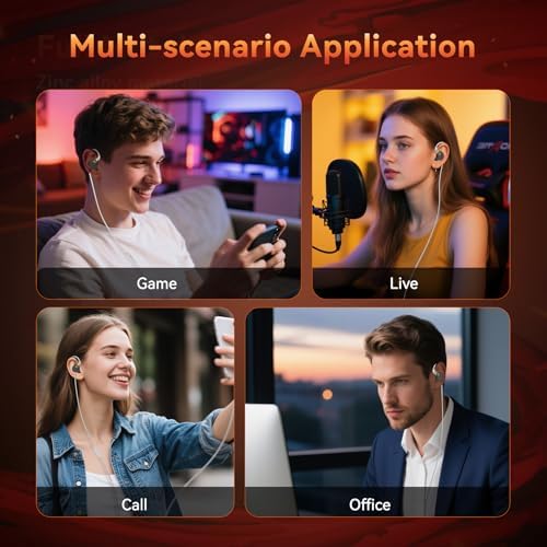 KBEAR NZ02 Professional Wired Gaming Earbuds – Cutting-Edge In-Ear Monitors with Dual Magnetic Circuit for Superior Bass and Crystal-Clear Audio – Ergonomically Designed for Gamers, Musicians, and Professionals – TYPE-C Connectivity for Effortless Device Compatibility – Durable Build for Long-lasting Performance and Immersive 3 D Sound Experience