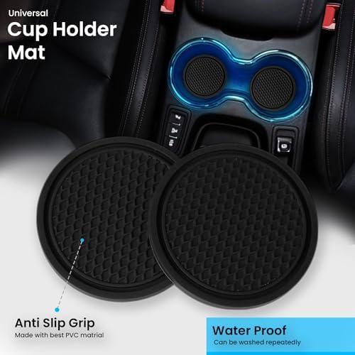 Ultimate 3-in-1 Heavy Duty Car Phone Holder for Windshield & Dashboard | Universal Mount with Bonus Accessories Including Cup Holder Pads, Sunglass Holder & Headrest Hooks | Compatible with i Phone & Samsung | Enhance Driving Safety & Convenience