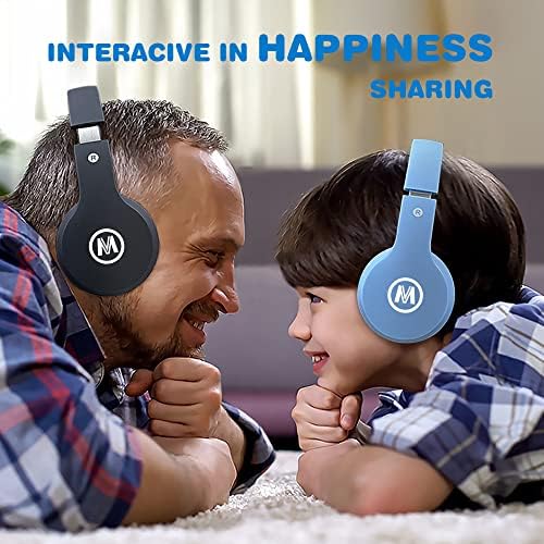 Vibrant Purple Bluetooth Headphones for Kids – Ultimate 60-Hour Playtime, Safe Volume Limiting, Foldable Over-Ear Design, Microphone & AUX Input – Perfect Wireless Headset for School, Home, and Travel Fun
