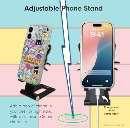 Sonix x Sanrio Character Phone Stand | Adjustable Cell Phone Holder, Desk Stand, Dock | Hello Kitty Classic – Enhanced Compatibility and Speed