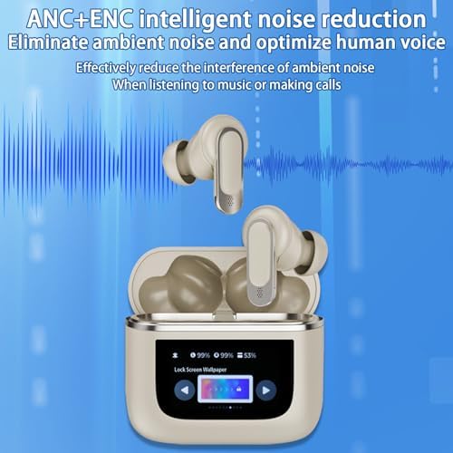 Elevate Your Listening Experience with Fourmor Wireless Bluetooth 5.3 Earbuds – IPX7 Waterproof, Advanced Noise Cancelling, and 30-Hour Battery Life for Unmatched Audio Freedom Across All Devices