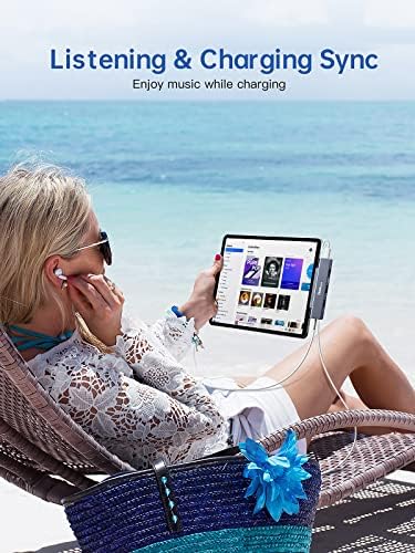 Elevate Your Connectivity: Dockteck 7-in-1 USB C Hub with 4 K 60 Hz HDMI, Lightning-Fast Ethernet, and Advanced Power Delivery – Perfect for Mac Book Air/Pro M1 2020, i Pad Pro 2021, and i Pad mini 6 for Seamless Multitasking and Superior Performance