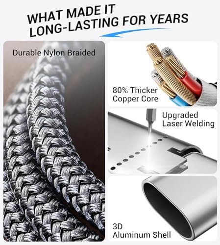 Temdan 3-in-2 USB C Charging Cable: Versatile Multi-Device Charger for Apple Watch Ultra, SE & i Phone 12-16 – Rapid Charge, Compact Travel Essential – Stylish Pink Smartwatch Accessory for On-the-Go Power Solutions