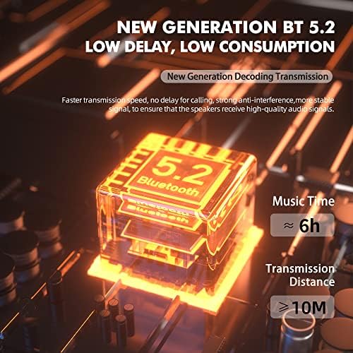 Premium Gold Wireless Earbuds – Bluetooth 5.2 with ENC & 3 D Stereo, Touch Control, IPX7 Waterproof for Sports & Calls, HD Dual Mics, Lightweight Charging Case – Ultimate Audio Experience for Active Lifestyles