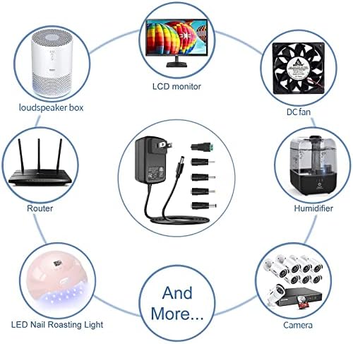 Versatile 24 V 1 A Power Adapter – Universal AC to DC Converter for Seamless Security Camera and Router Power Supply – Durable US Plug Design with Built-In Safety Features for Reliable Performance and Fast Charging