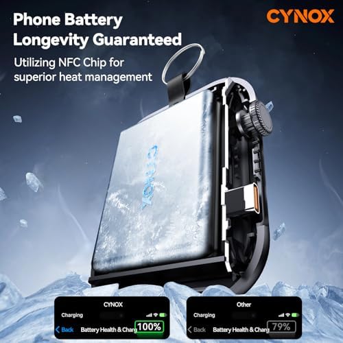 6000 m Ah Magnetic Power Bank – 3-in-1 Portable Charger for i Phone 12-16, Apple Watch, and Air Pods – 22.5 W Fast Charging USB-C Battery Pack for Effortless On-the-Go Power and Enhanced Device Compatibility
