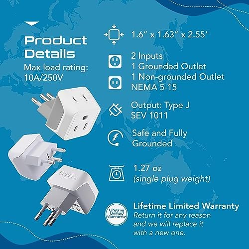 Ultimate Universal Travel Adapter: 35 W Fast Charging Power Converter with PD & QC 3.0, Dual USB-C & Triple USB Ports for Seamless Global Connectivity – Compatible with Type A, C, G, I Outlets for Effortless Charging Across EU, US, UK & Beyond – Perfect Travel Companion for Modern Explorers