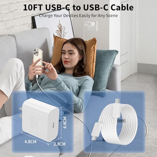 Revolutionize Your Charging Routine with the 30 W Dual USB-C Charger Set for i Phone 16 & 15 Pro Max – Ultra-Fast Charging Blocks and 10 FT Cables Tailored for On-the-Go Power Needs – Compact, Safe, and Reliable Solution for Busy i Phone Users – Stay Connected Without Delay