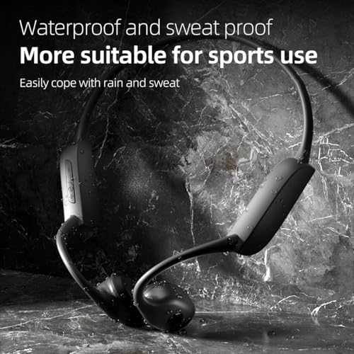 Transform Your Fitness Routine with Sweet Gisele Open-Ear Bone Conduction Bluetooth Headphones – Wireless Sport Earbuds Featuring Secure Over-Ear Fit, Built-in Microphone for Effortless Communication, and Superior Sound Quality for Enhanced Surrounding Awareness – Ideal for Running, Workouts, and Active Lifestyles