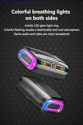 Ultimate True Wireless Earbuds with Bluetooth 5.3 | IP7 Waterproof Sports Headphones with Touch Control | Ergonomic In-Ear Design Featuring Built-in Mic & LED Battery Indicator for Superior Sound Quality and Seamless Connectivity