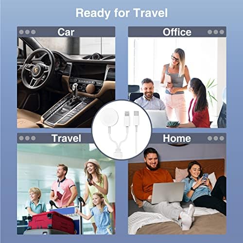 Ultimate 3-in-1 Fast Charging Cable for Apple Devices – 20 W USB-C Charger with 6 FT Length for Seamless Compatibility with Apple Watch Ultra2/SE/10/9/8/7/6/5/4/3 & i Phone 15/16 Pro Max/14/13/12/11 – Elegant White Design for Effortless Organization and Rapid Charging Efficiency