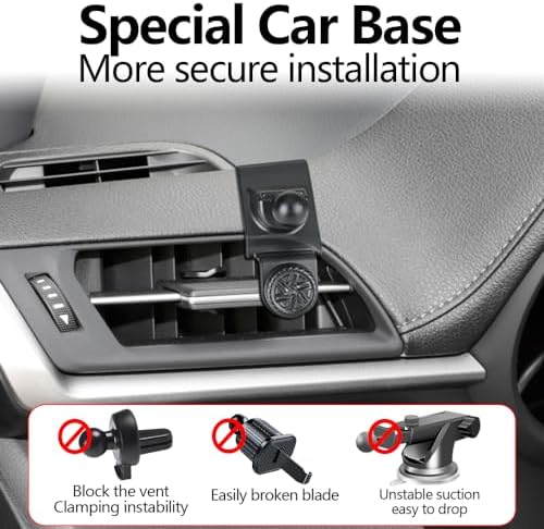 Car Phone Holder Mount for Toyota Sienna 2021 2022 2023 2024 Auto Accessories Interior Decoration Mobile Cell Smartphone Bracket – Enhanced Compatibility and Speed