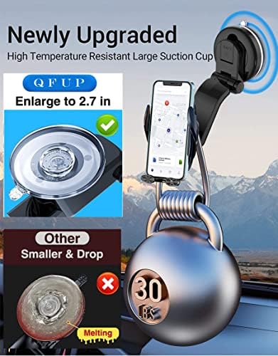 Effortless Fast Charging Wireless Car Mount – 15 W Intelligent Auto-Clamping Qi Charger for i Phone & Android Smartphones – Versatile 360-Degree Rotation Holder for Seamless Navigation – Ultimate Convenience in Car Accessories