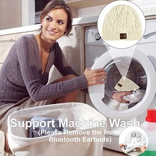 Stay Warm and Tune In: Bluetooth V5.0 Music Beanie for Hands-Free Winter Adventures, Cozy Comfort, and Stylish Outdoor Listening – Perfect Unisex Cap for Active Lifestyles