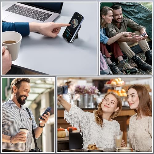 Magnetic Power Bank 10000 m Ah – High-Speed Wireless Charger with Built-In Stand for i Phone 15/14/13/12 Series – 15 W Fast Charging, USB-C Compatible, Ultimate Portable Power Solution for On-the-Go Charging