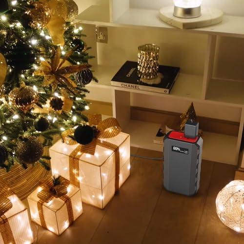 High-Capacity Sin Keu Power Bank 24000 m Ah with 110 V AC Outlet – Ultimate Portable Charger for Laptops, Smartphones, and Emergency Power Needs – Fast Charging Solution for i Phone 15 and More, Ideal for Outdoor Adventures and Home Office Use