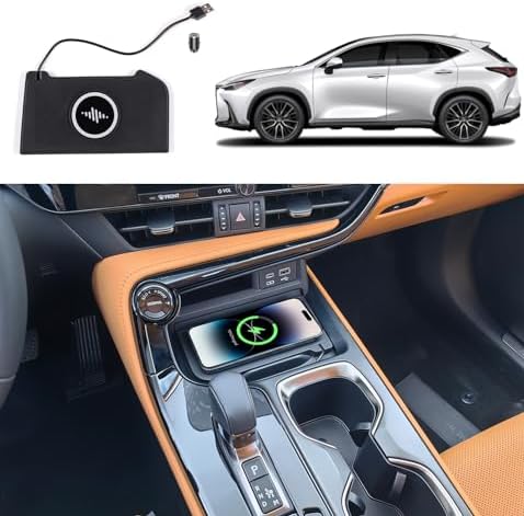 Transform Your Lexus RX 350 into a High-Tech Haven with Our Premium Wireless Charging Pad – Fast Charging for i Phone 16, 15, 14, 12 & 13, Effortlessly Compatible with Cases, Sleek Design for Ultimate Convenience and Safety Features to Prevent Overheating.