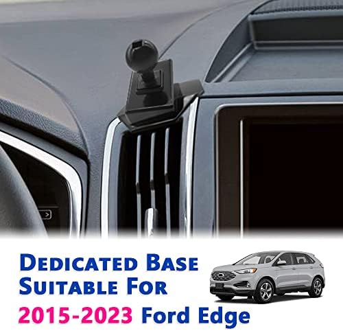 Ford Edge-Specific Car Phone Mount (2015-2023) – Thick Case Compatible Mobile Holder for Hands-Free Navigation, 360-Degree Rotation, and Air Vent Stability – Perfect for All Smartphone Brands – Effortless Installation, Ideal Auto Accessory for Safe Driving and Connectivity