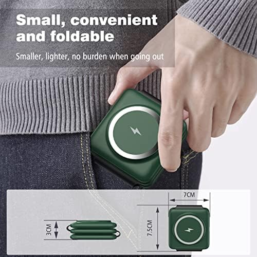 Ultimate 3-in-1 Foldable Magnetic Wireless Charging Station for Apple Devices – Travel-Friendly Dock for i Phone 16, 15, 14, 13, 12 Pro Max Plus, Apple Watch & Air Pods – Fast, Efficient, and Versatile Charging Solution